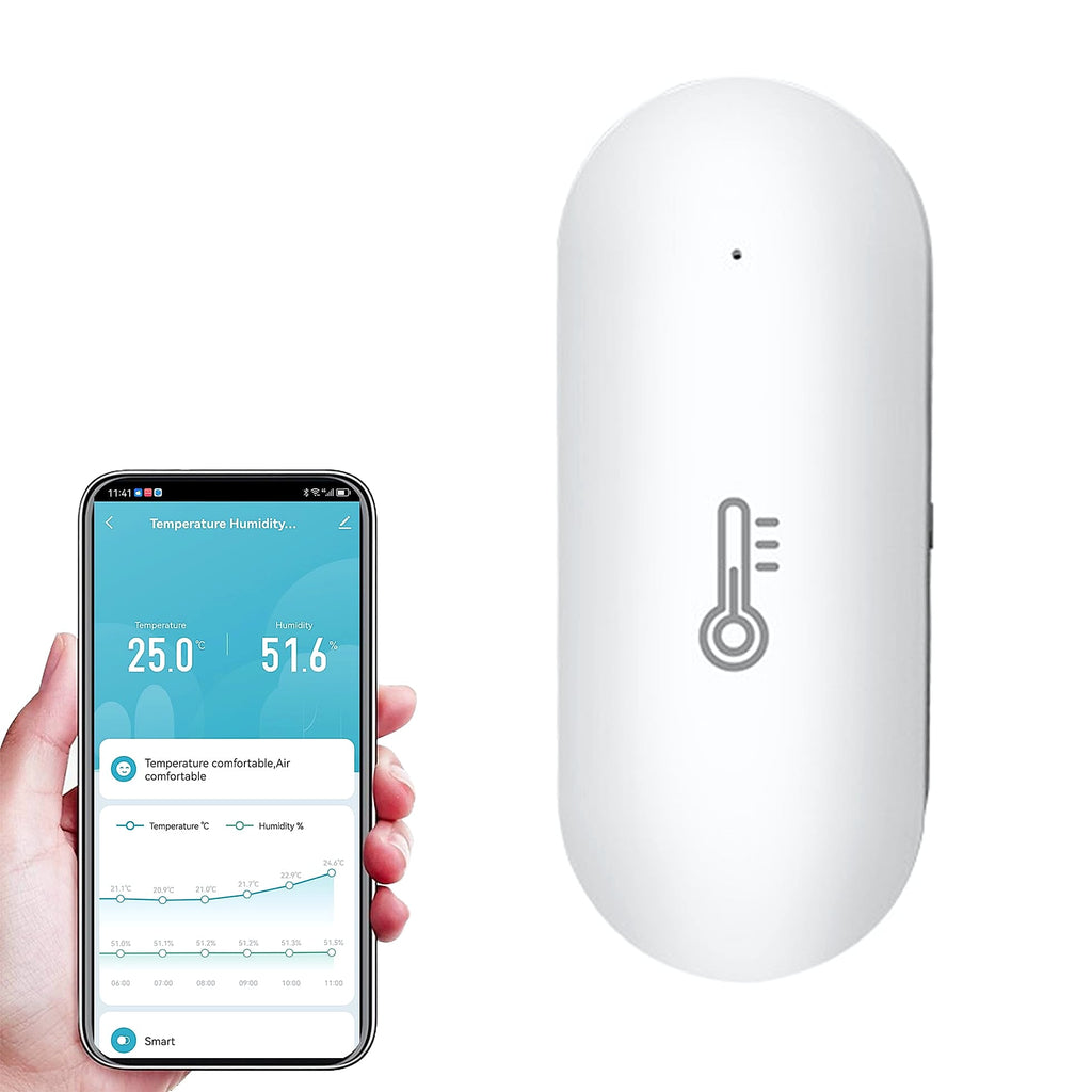 JCHENG Zigbee Temperature Humidity Sensor for Smart Home