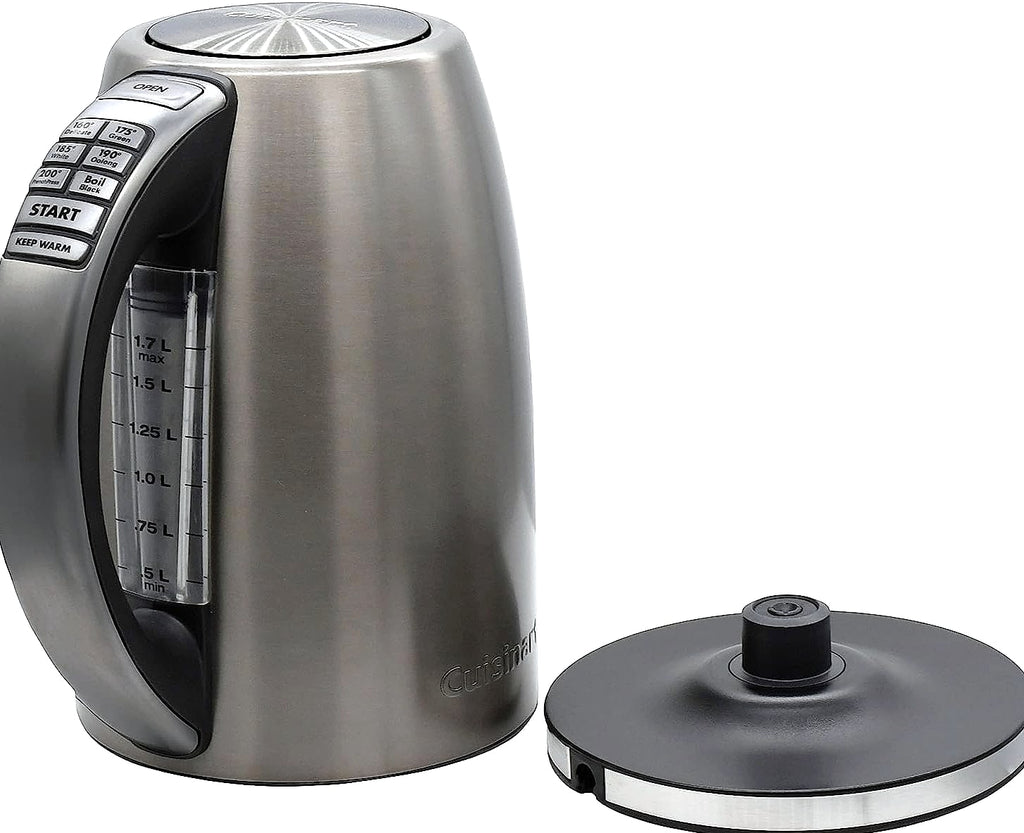 Cuisinart PerfecTemp CPK-17P1 Cordless Kettle, 1500W Electric Tea Kettle