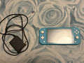 Nintendo Switch Lite Blue Bundle 128GB SD Card + Charger + Screen Protector