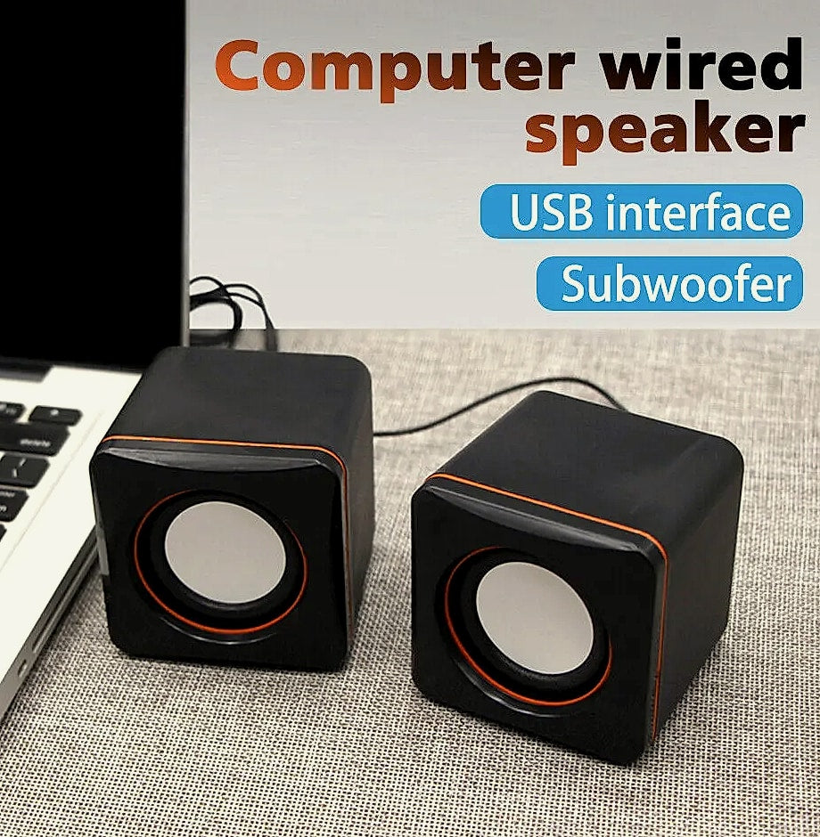 DUTRIEUX Mini USB Stereo Speaker System for Laptops