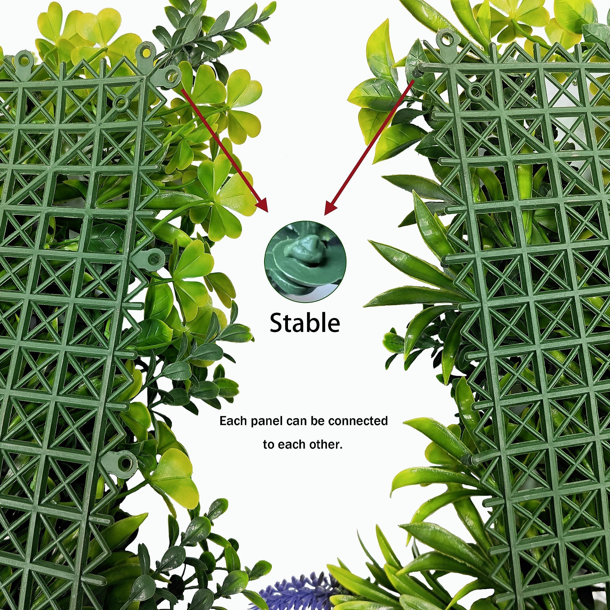 ODTORY 40x120in Artificial Ivy Wall Roll Privacy Fence Screen