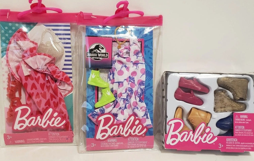 Barbie & ken Fashions Pack clothes or accessories "Sold in sets" "You Pick" NEW