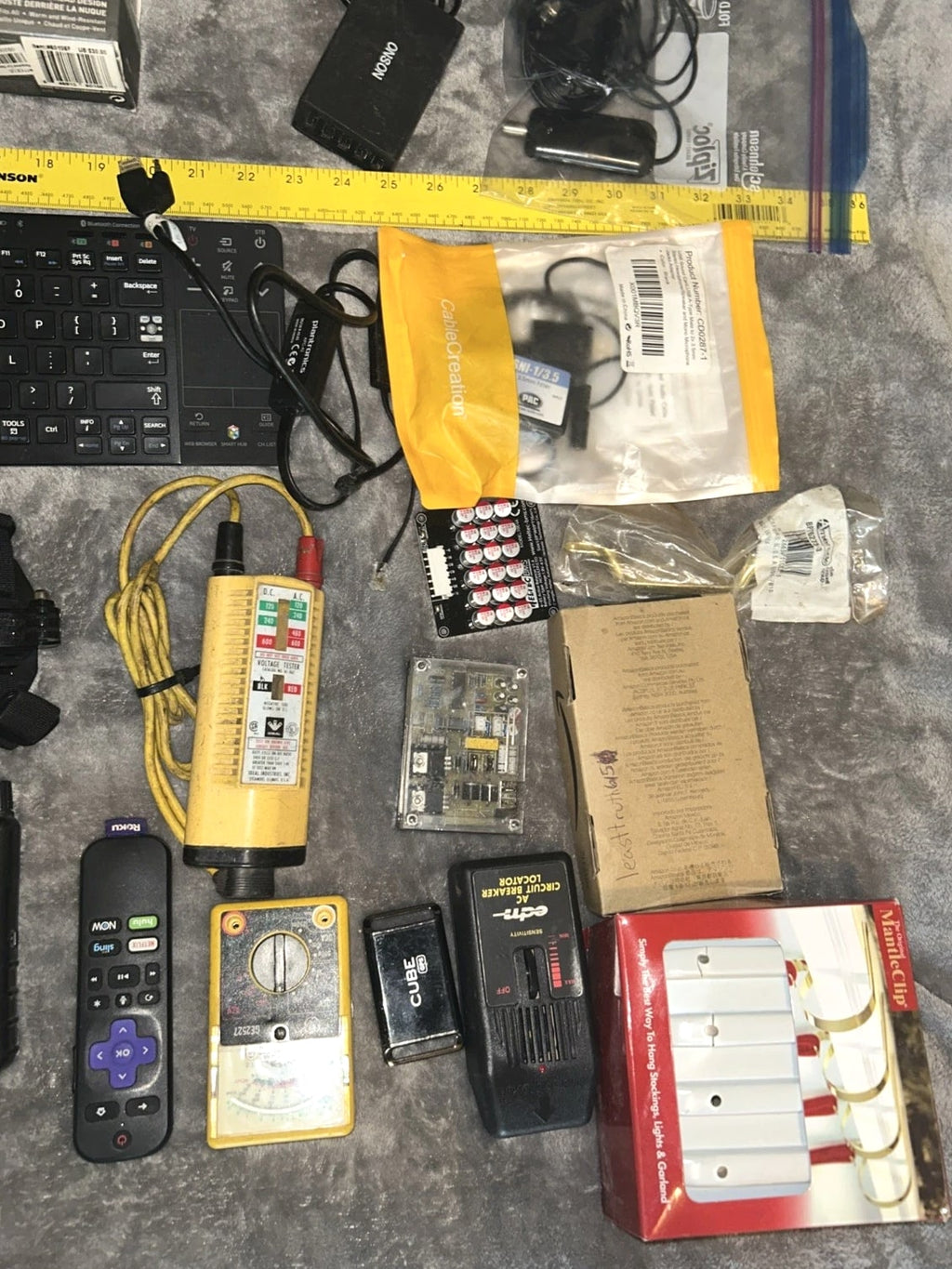 Junk Drawer Mixed Lot of Electronics Gadgets As-Is Used Untested Parts Repair