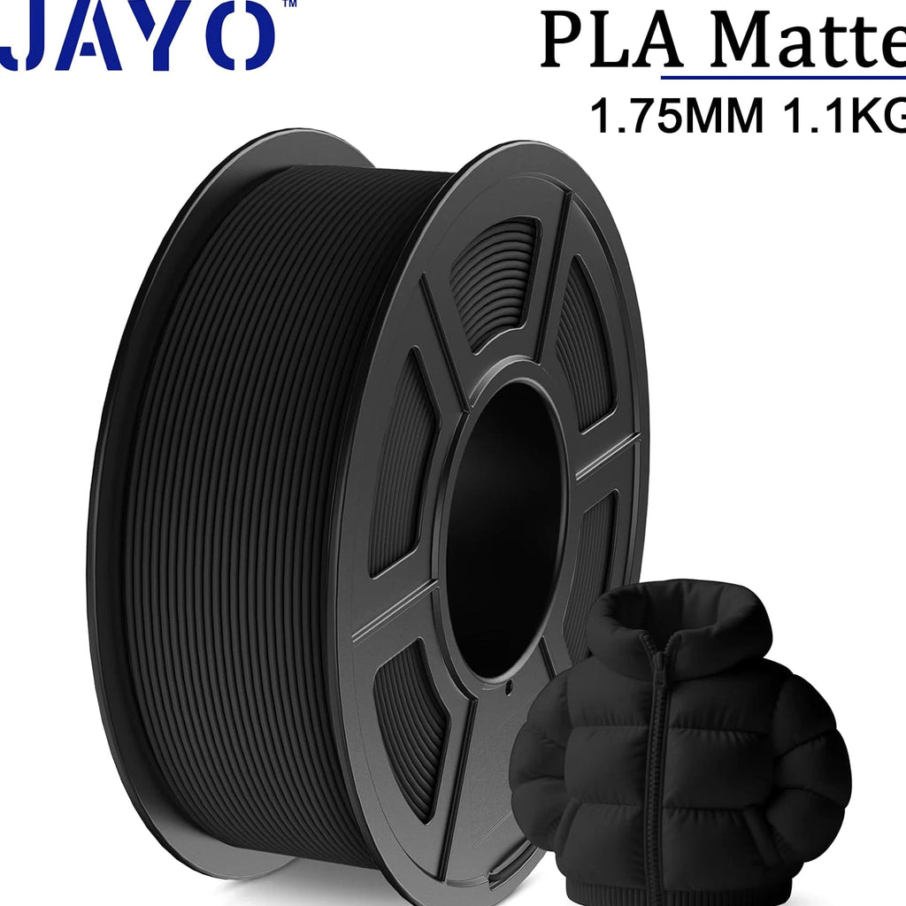 JAYO 5KG/10KG/20KG Matte PLA Black White Gray 3D Filament 1.75mm 1.1KG/SET