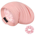 Mulberry Silk Bonnet for Sleeping Women, Real Silk Sleep Cap for Curly Hair a...