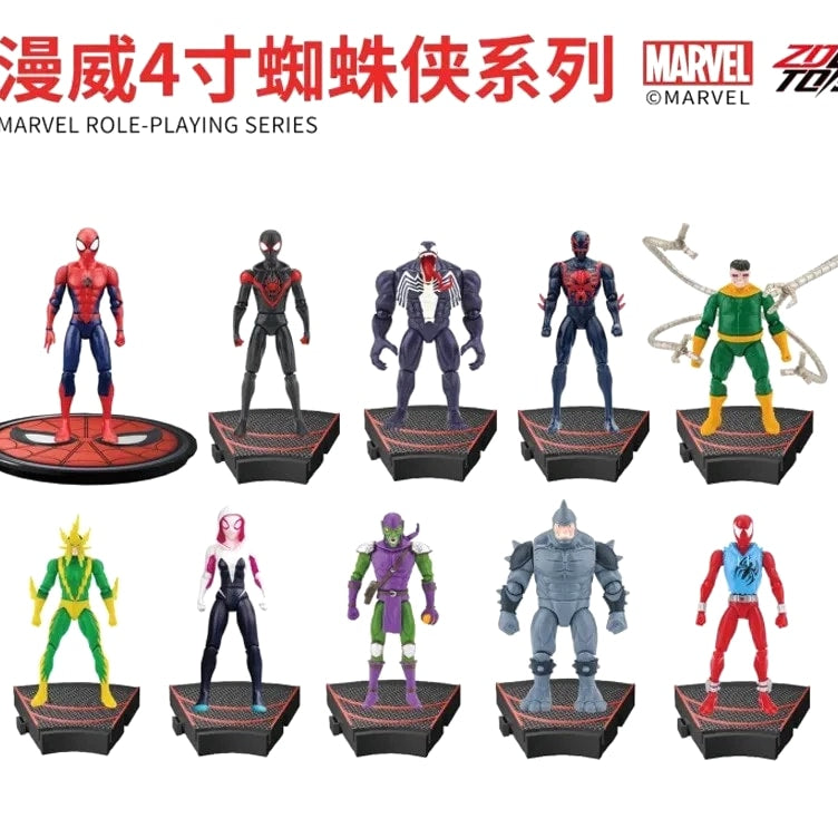 Spider Man 4inch Action Figures Toys Collectible Gift