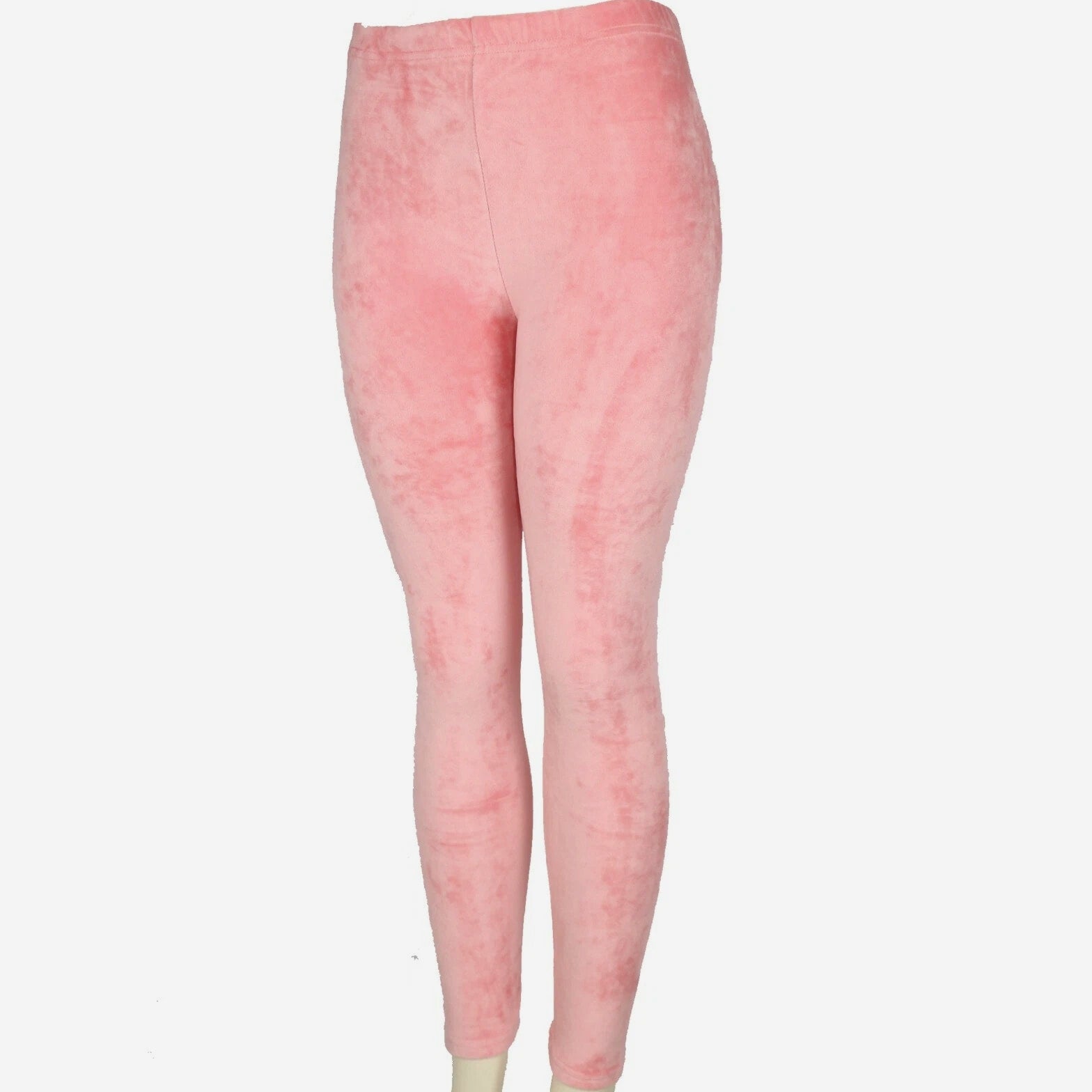 TD Women's Ultra Soft Velvet Stretch Winter Leggings One Size