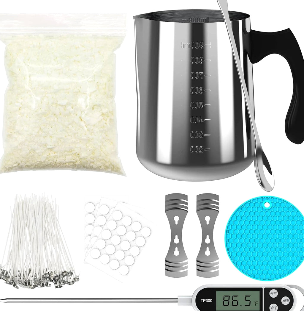 Candle Making Kit Supplies for Beginners - Soy Wax DIY Candle Making for Adults