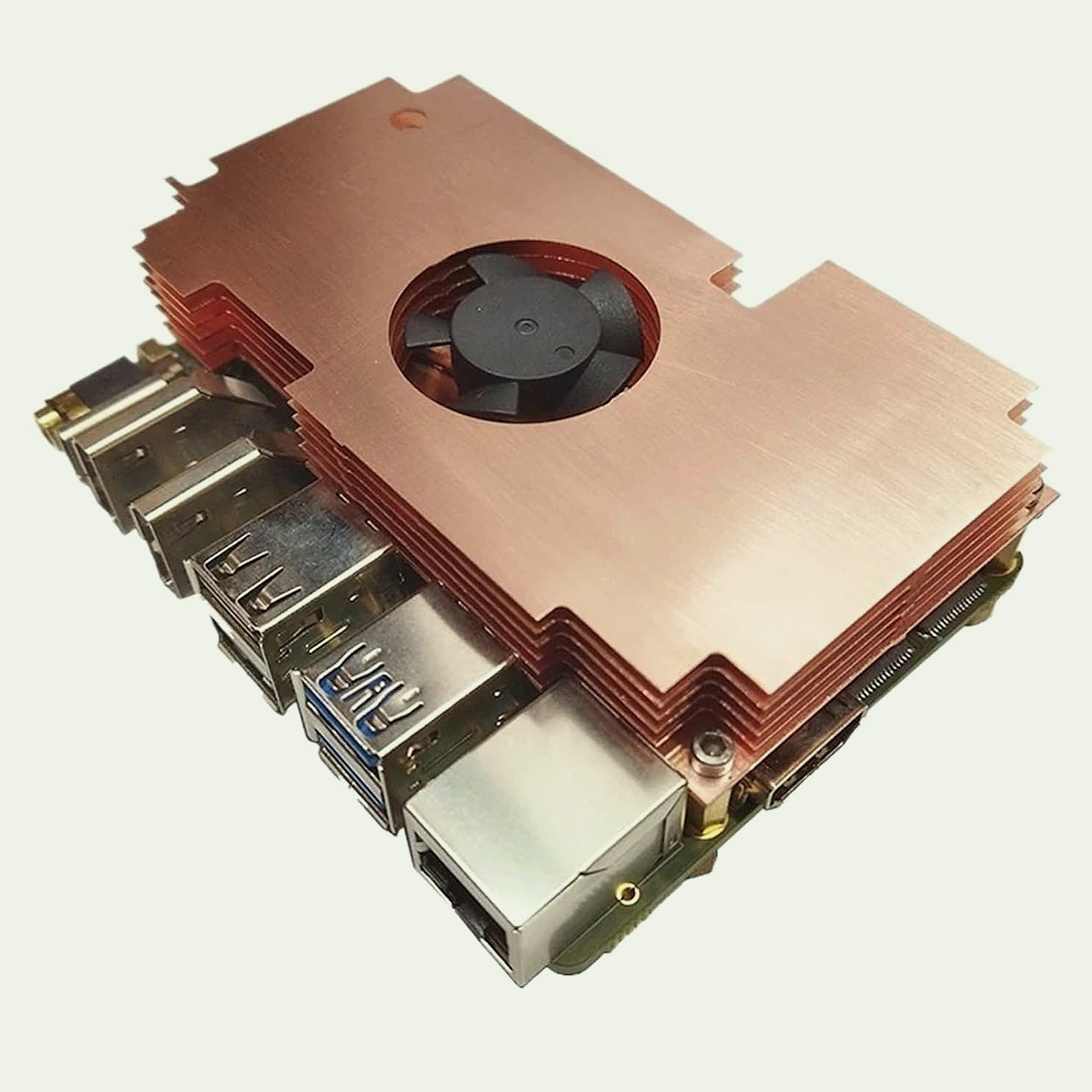 QMZRZVEYT Rock 5B+ Copper Case Active Cooling Radiator