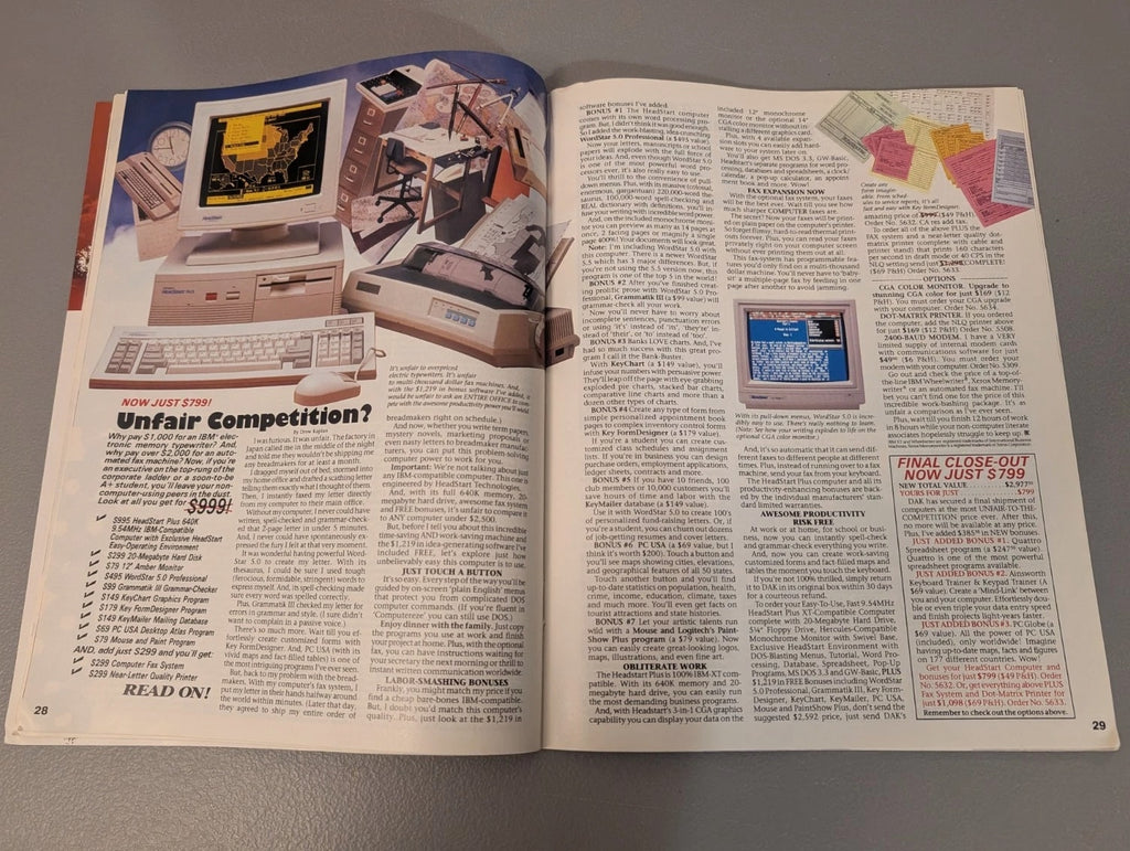 DAK Summer 1990 Catalog - Vtg 90s Ads Early 1990s Computer Electronics Gadgets