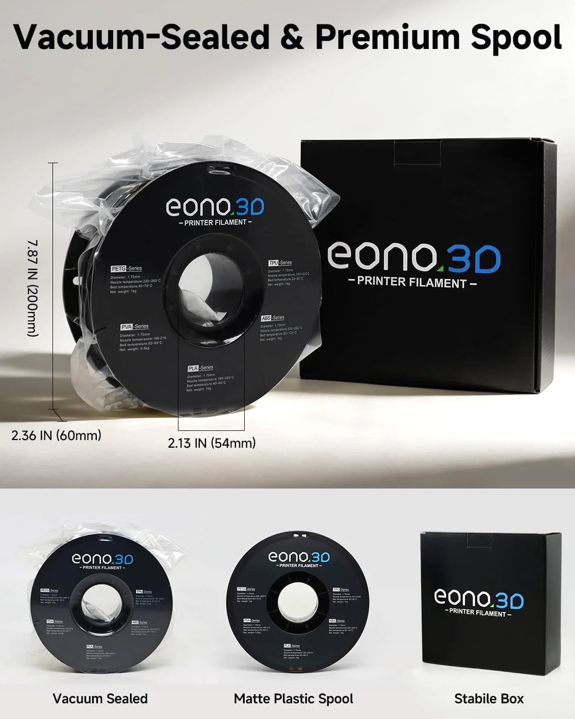 85A TPU 3D Printer Filament – Extra Soft & Flexible Rubber-Like, Durable & Wear-Resistant, 1.75mm ±0.03mm