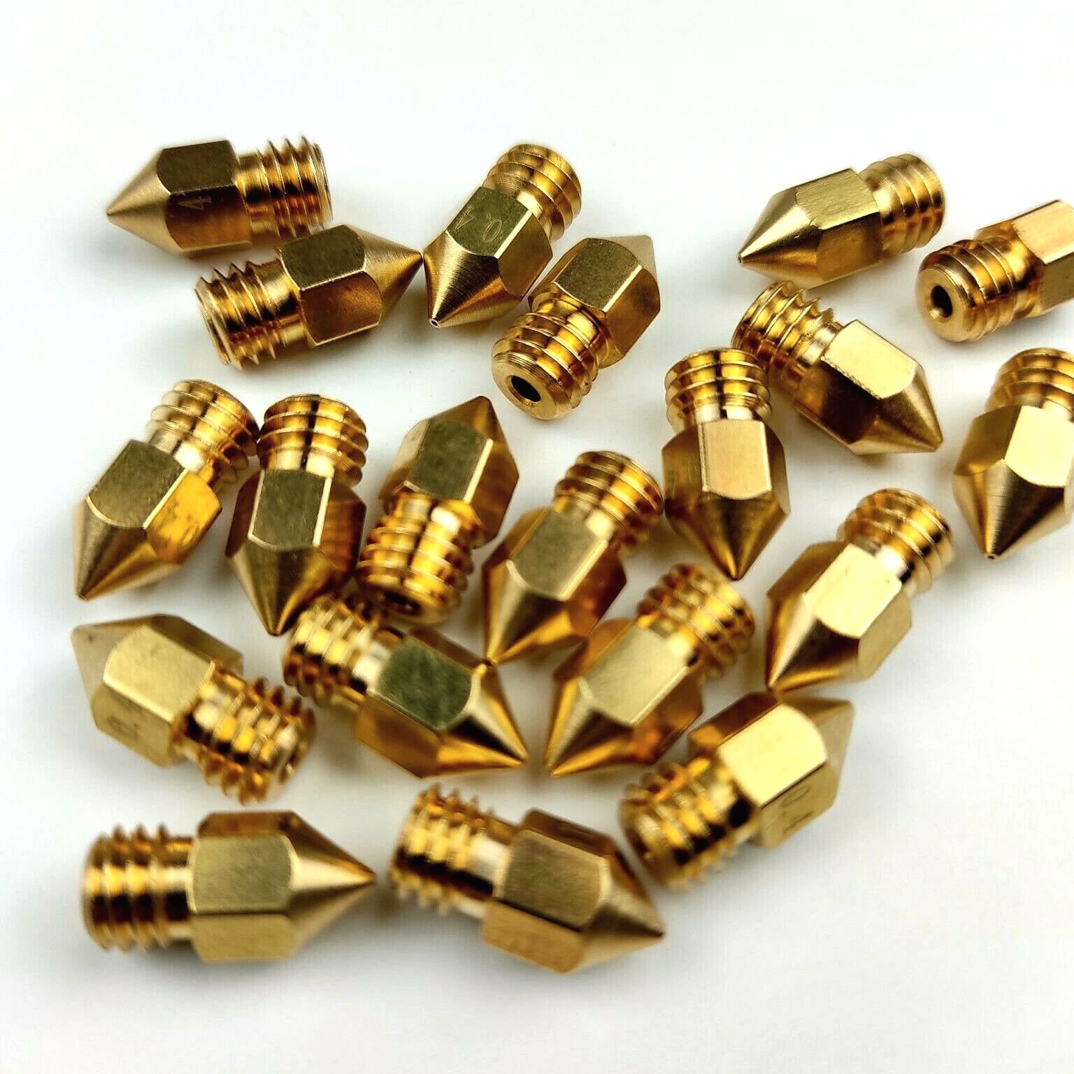 10 Pcs MK8 0.4mm Extruder 3D Printer Nozzle for Creality CR-10 Ender-3