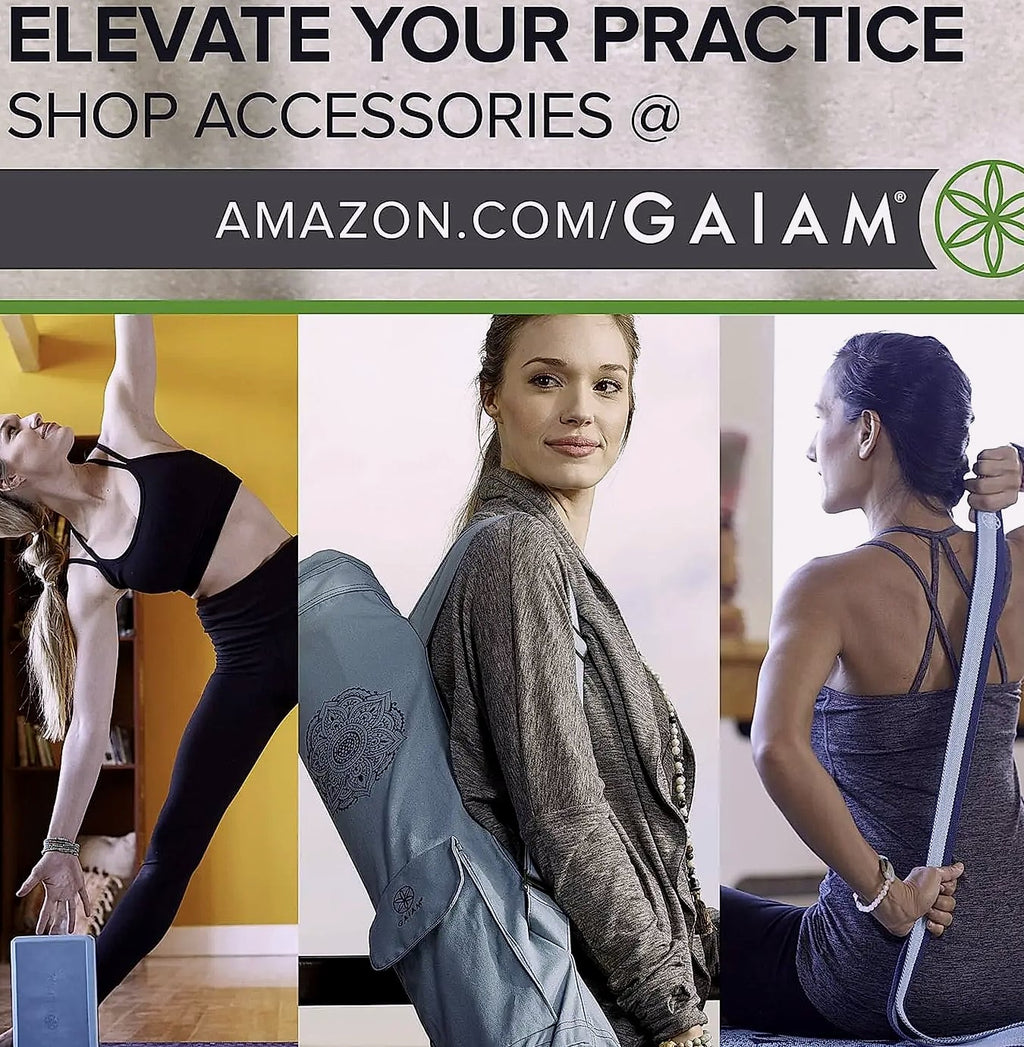 5mm Thick Non-Slip Yoga Mat, 68" x 24" Lightweight
