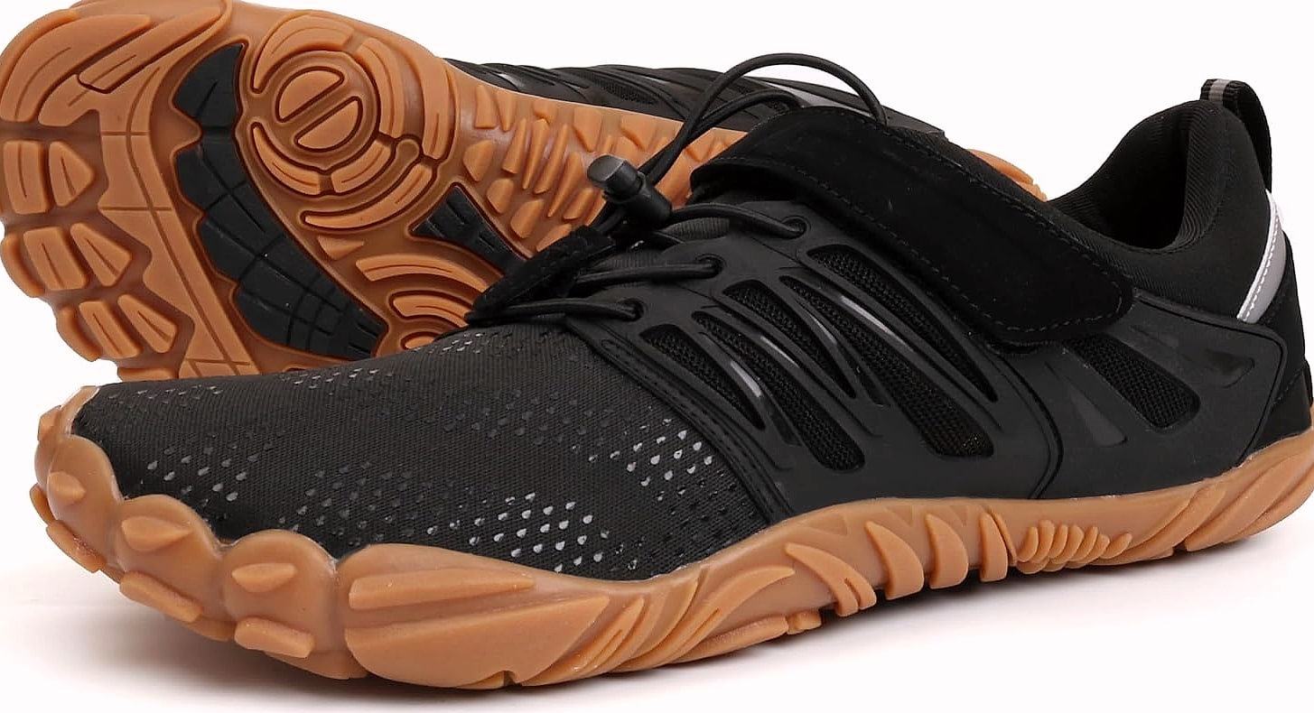 WHITIN Men's Minimalist Trail Running Shoe Wide Toe Box