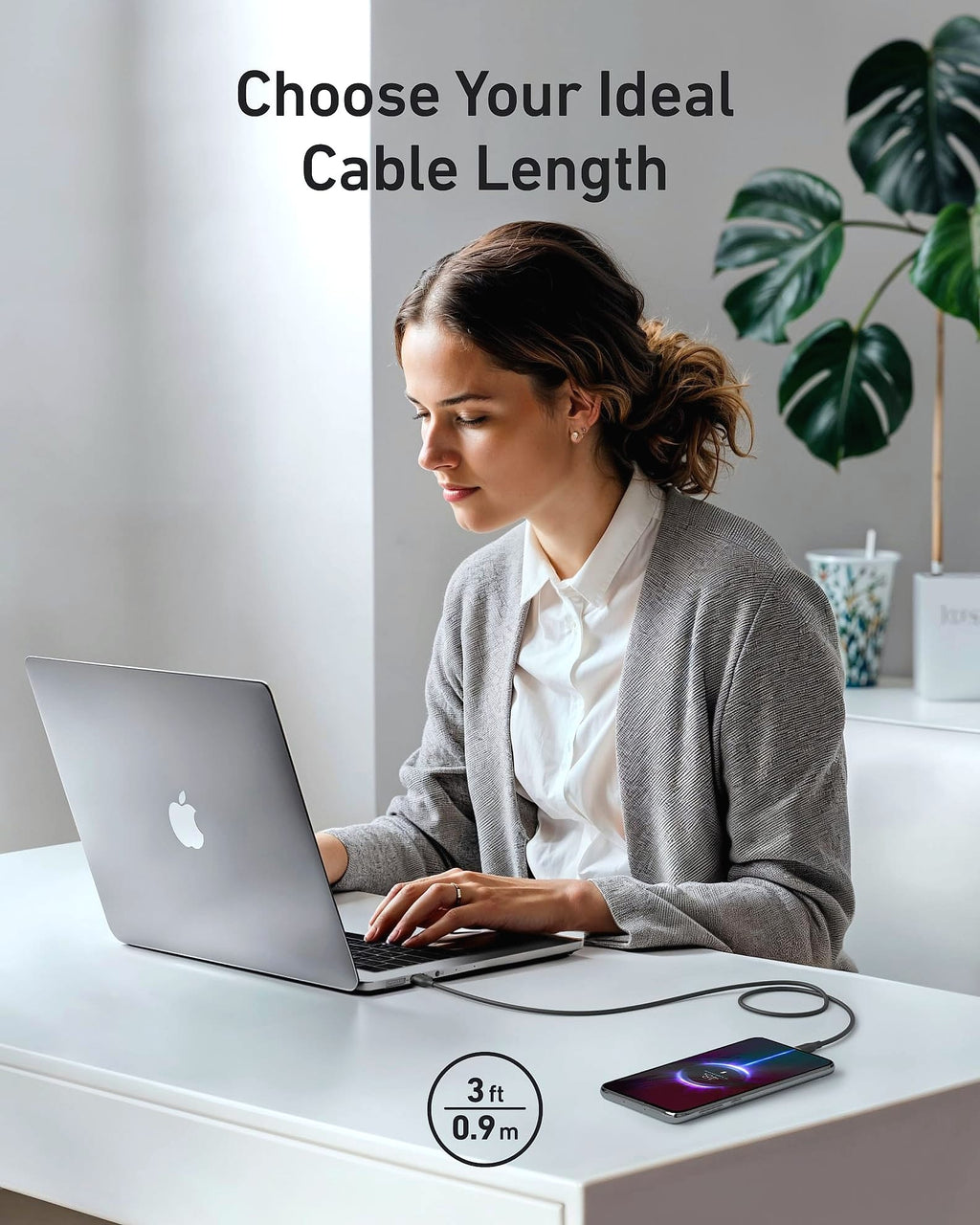 Anker USB-A to USB-C Cable 3ft 2-Pack Fast Charging