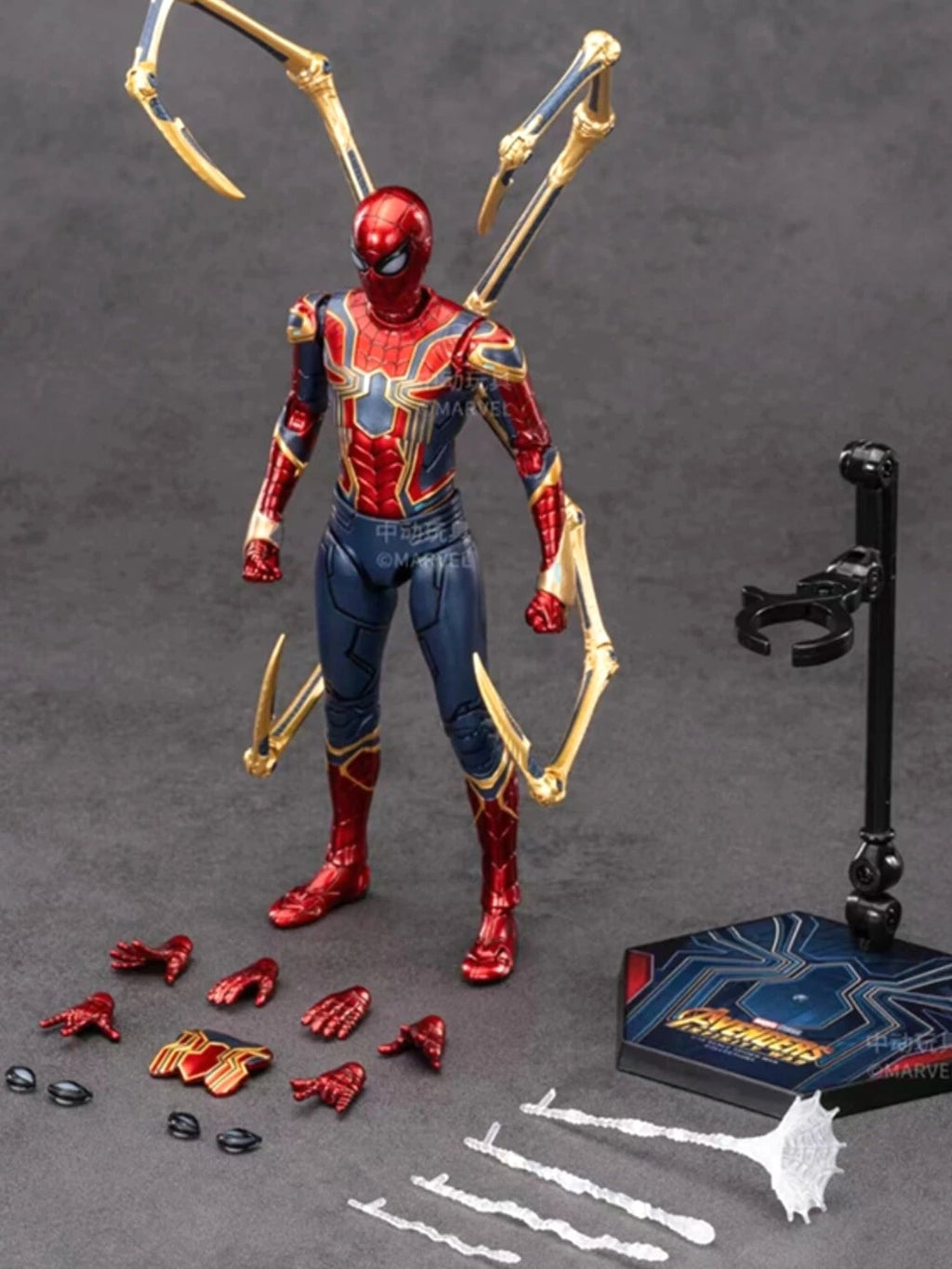 ZD Toy Marvel Iron spider 2.0 The Avengers model toys Collection action figures