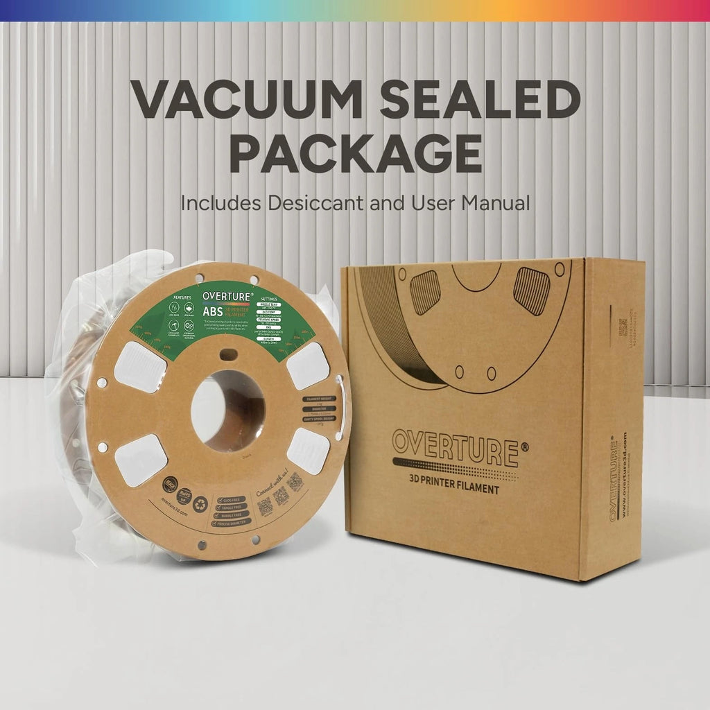 ABS Filament 1.75mm, High Strength & Heat-Resistant 3D Printer Material, Low ...