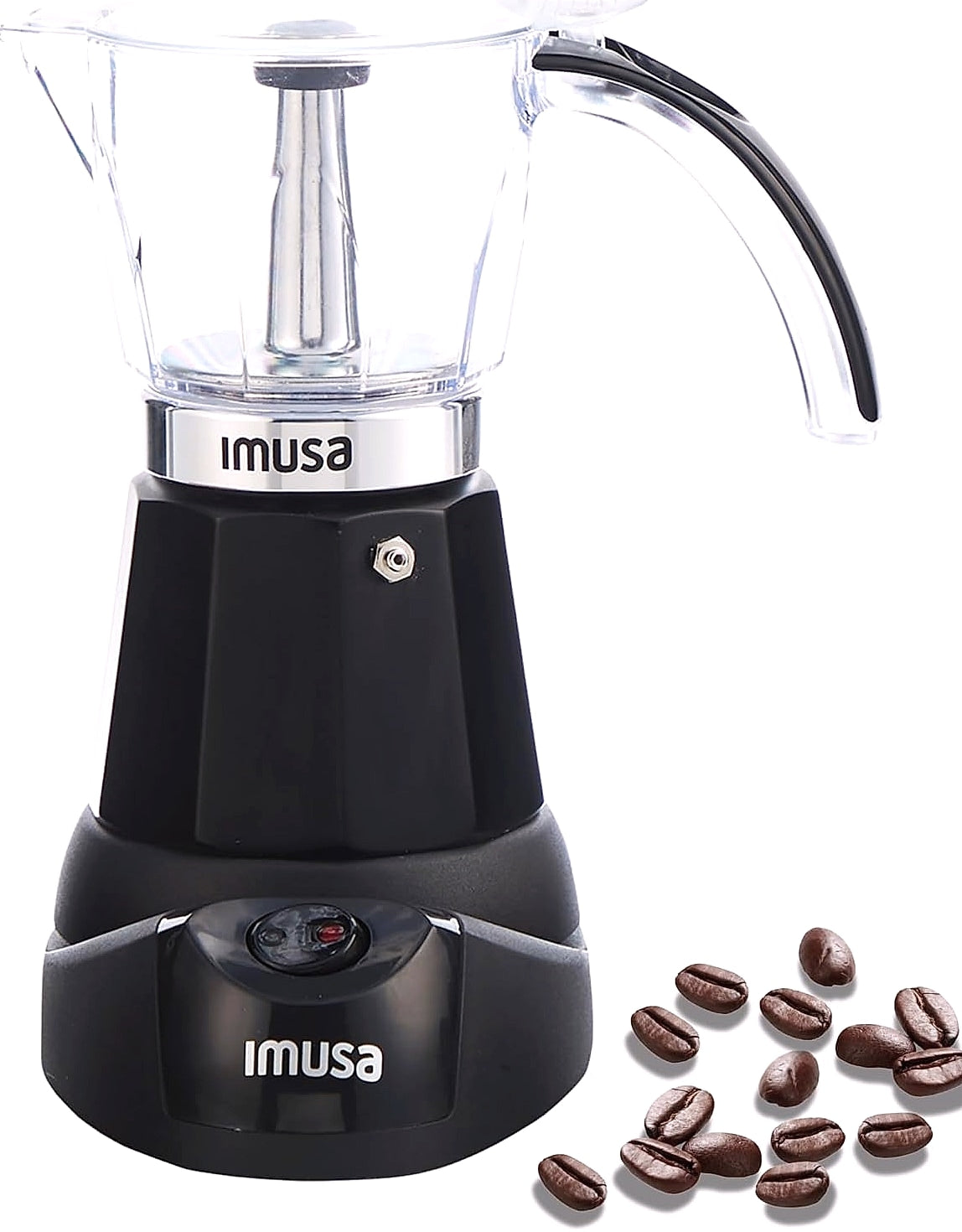 Imusa Electric Espresso Maker, 6 or 3 Cup Moka Coffee Machine