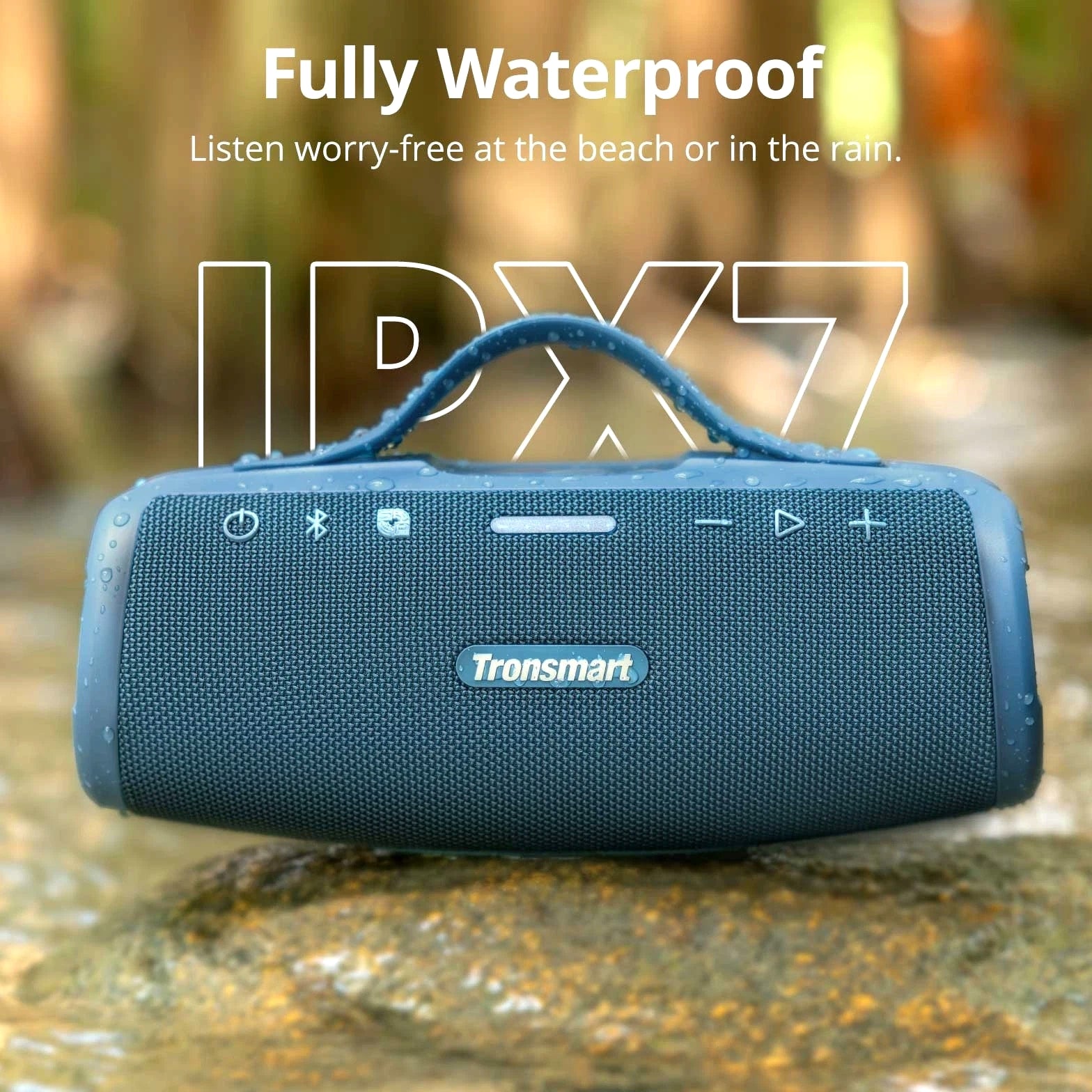 Tronsmart Mirtune S100 Portable Speaker Outdoor,Customizable EQ,50W Sound,IPX7