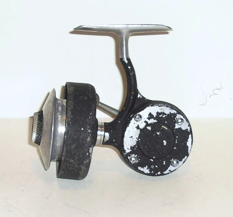 Rare Left Handed Vintage Heddon Spin Pal Manual Line Pick-Up Fishing Reel USA