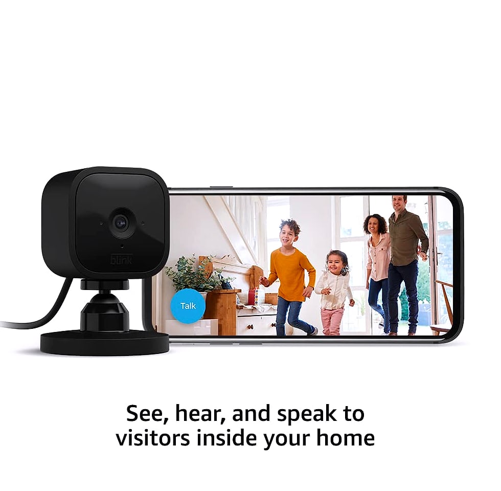 Blink Mini 2-Pack 1080p HD Indoor Security Camera with Night Vision