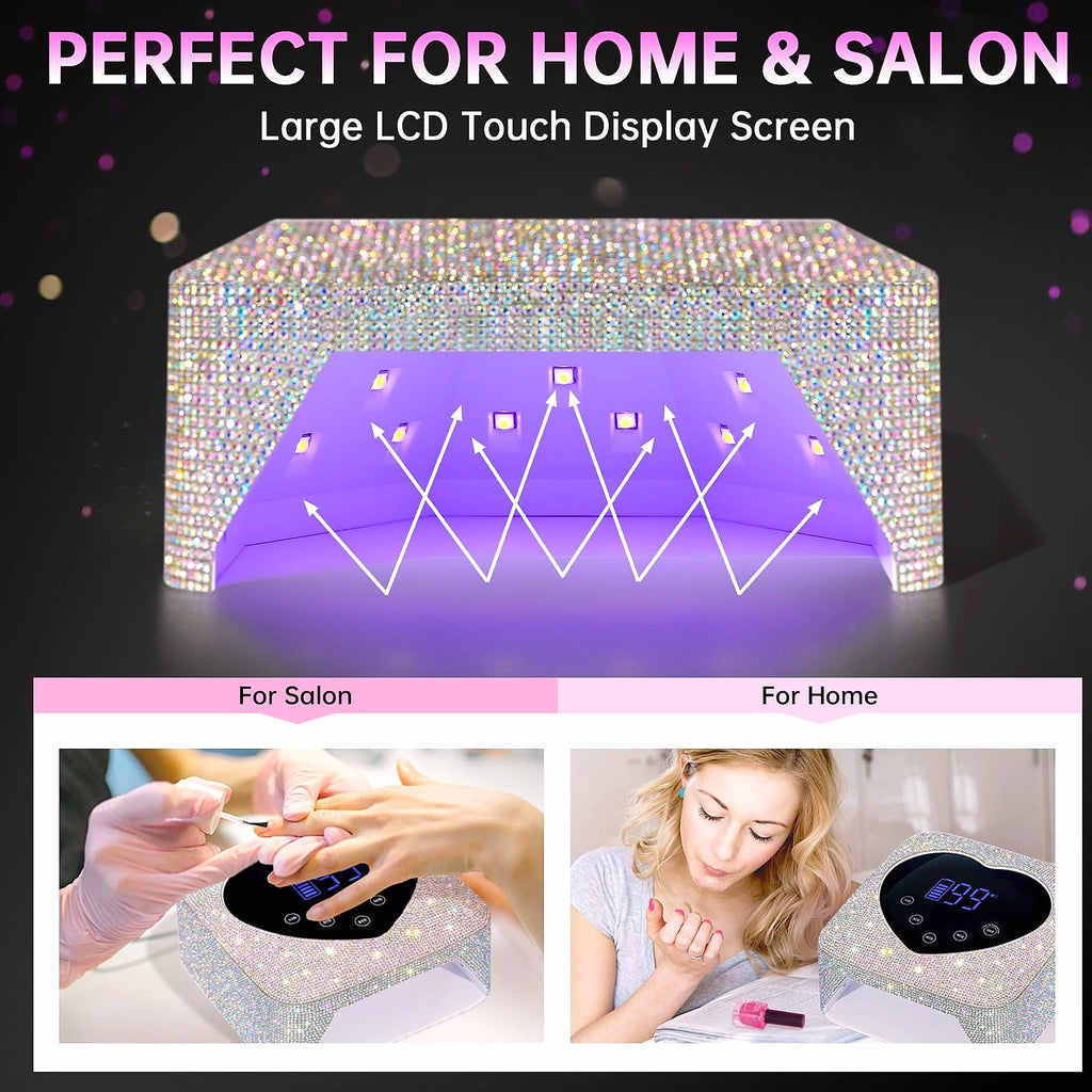 Christine Shelly UV Nail Lamp and Electric Nail Drill Manicure Kit