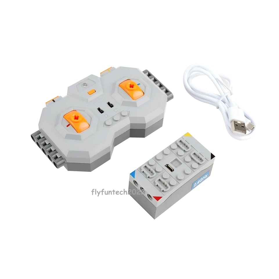 MOC Power Functions Parts 4CH Remote Control Rechargeable Lithium Battery Pack