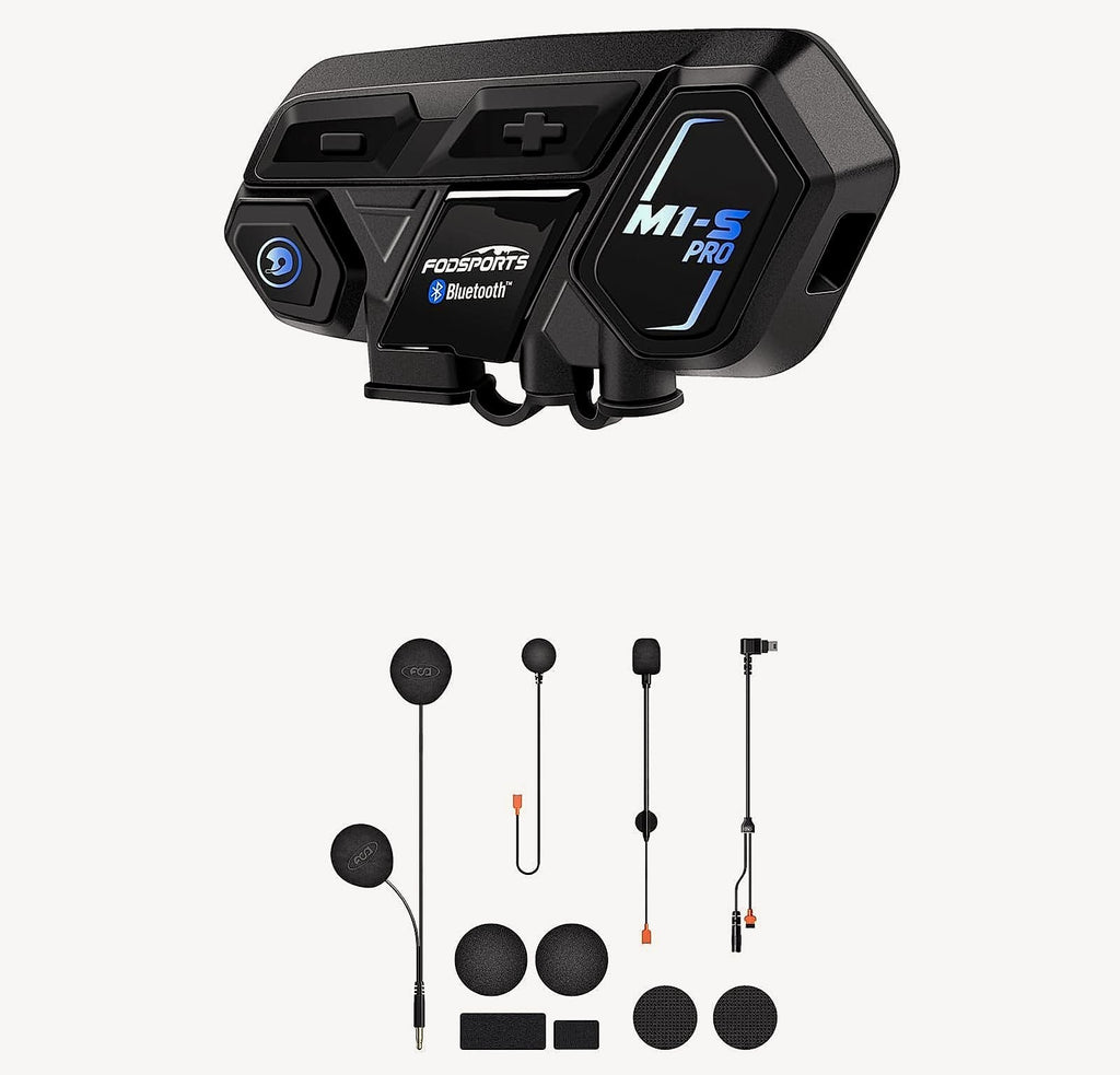 Fodsports M1-S PRO Bluetooth Intercom with Speaker Kit