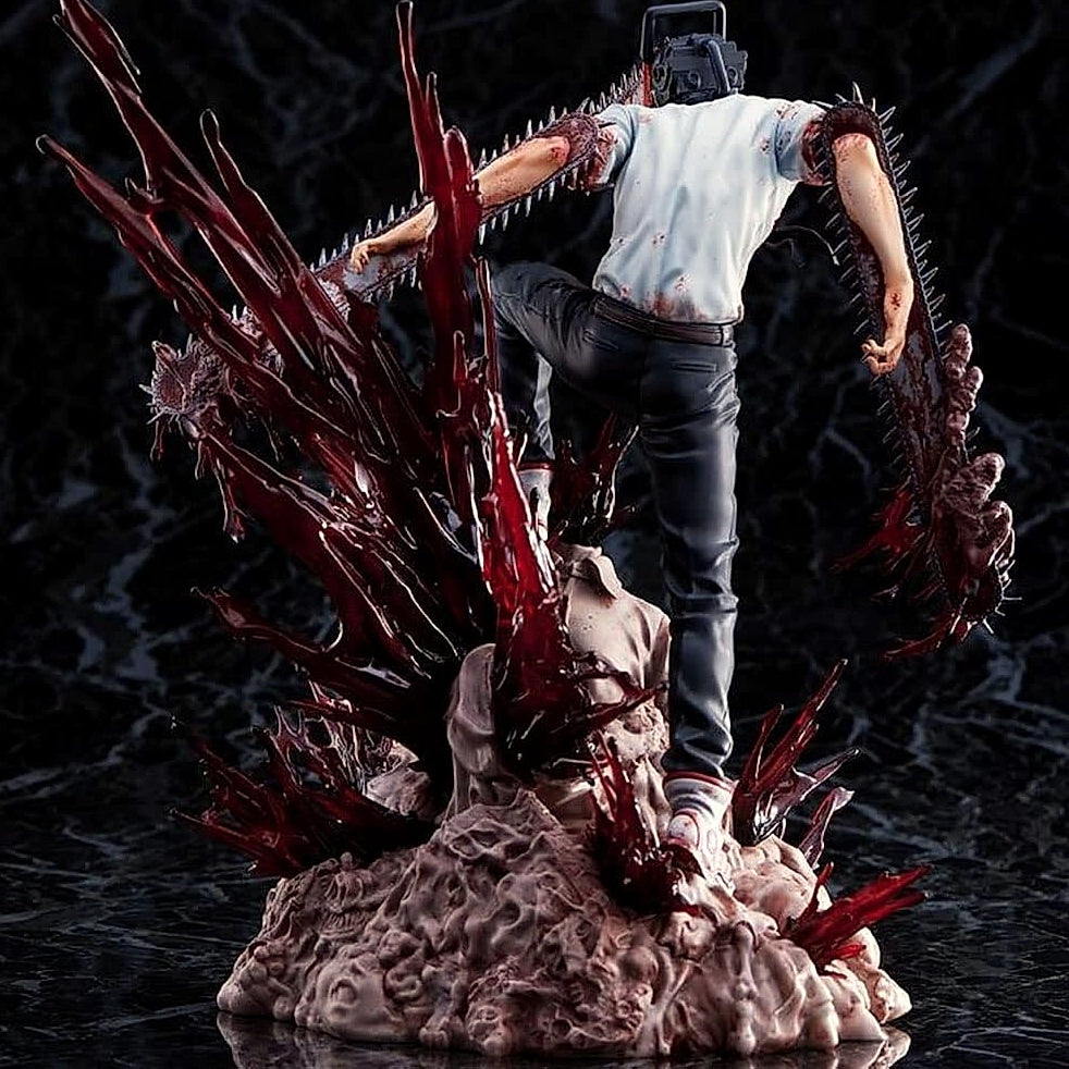 DEAMNAI Denji 11in PVC Anime Figure Chainsaw Man Statue