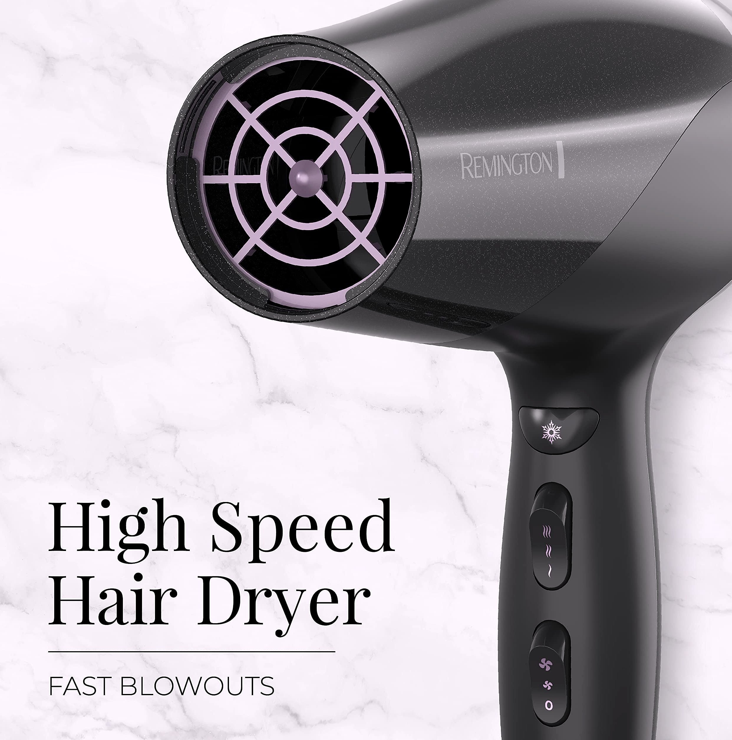 Remington Damage Protection Hair Dryer, 1875W with Ionic Tourmaline