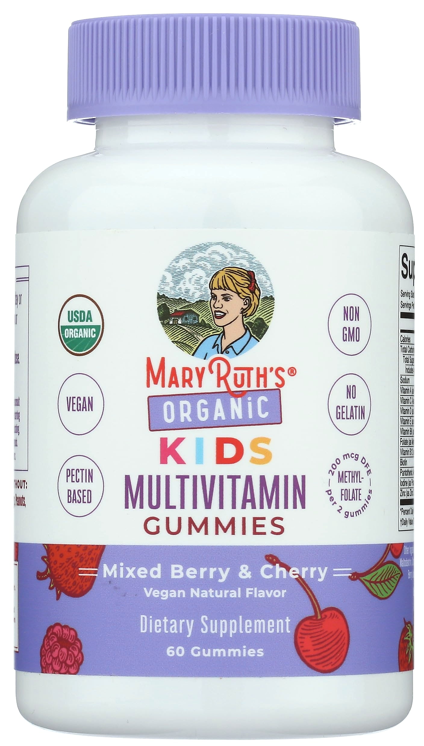 MaryRuth's Kids Multivitamin Gummies, 60 Count, Ages 4+
