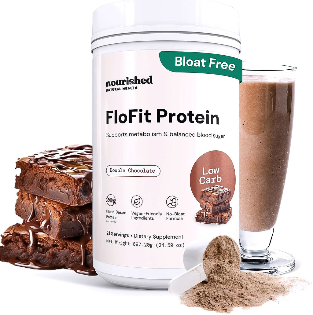 Nourished Natural Health FloFit Pea Protein Powder for Women