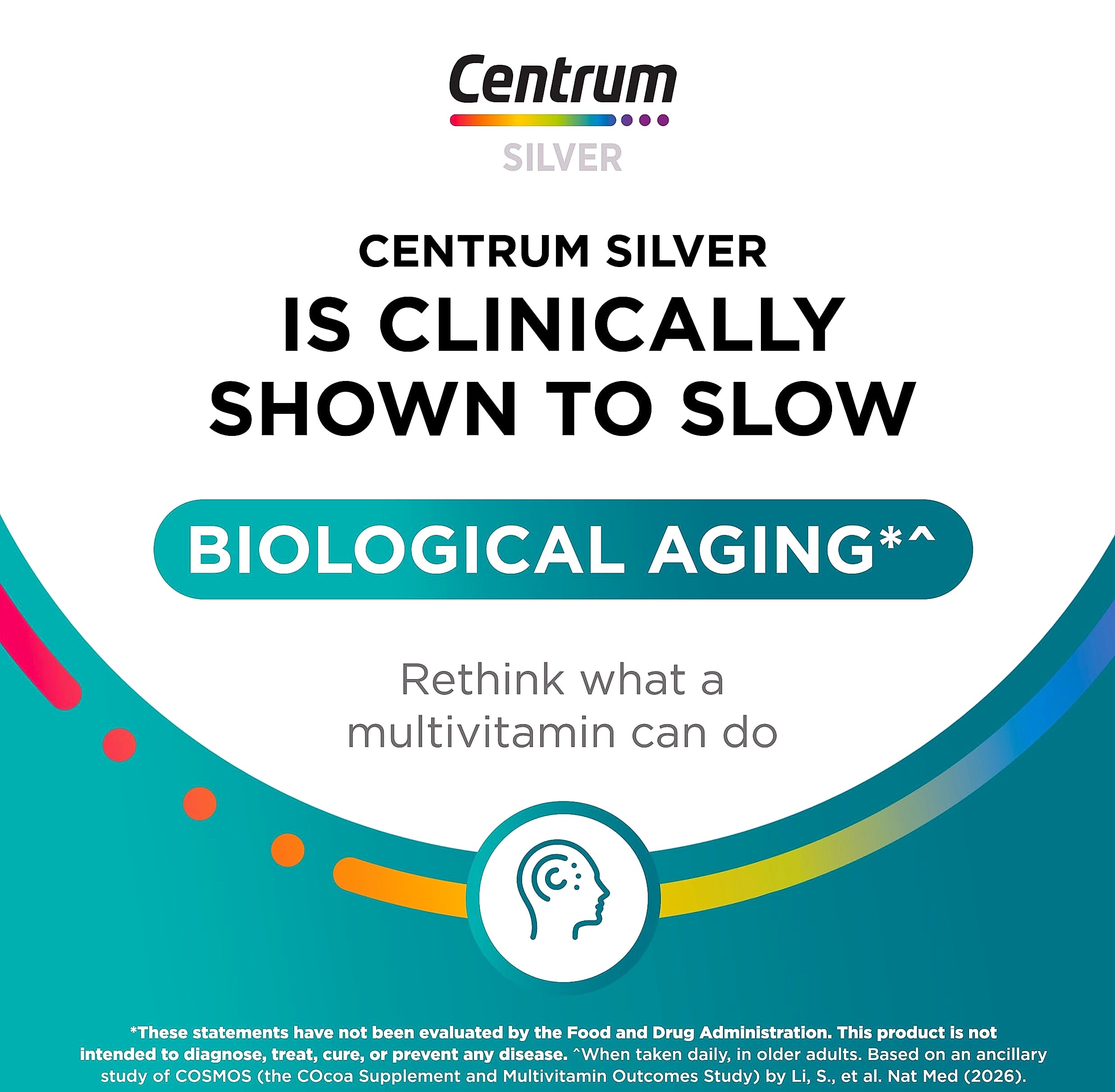 Centrum Silver Men 50+ Multivitamin with D3 and Zinc
