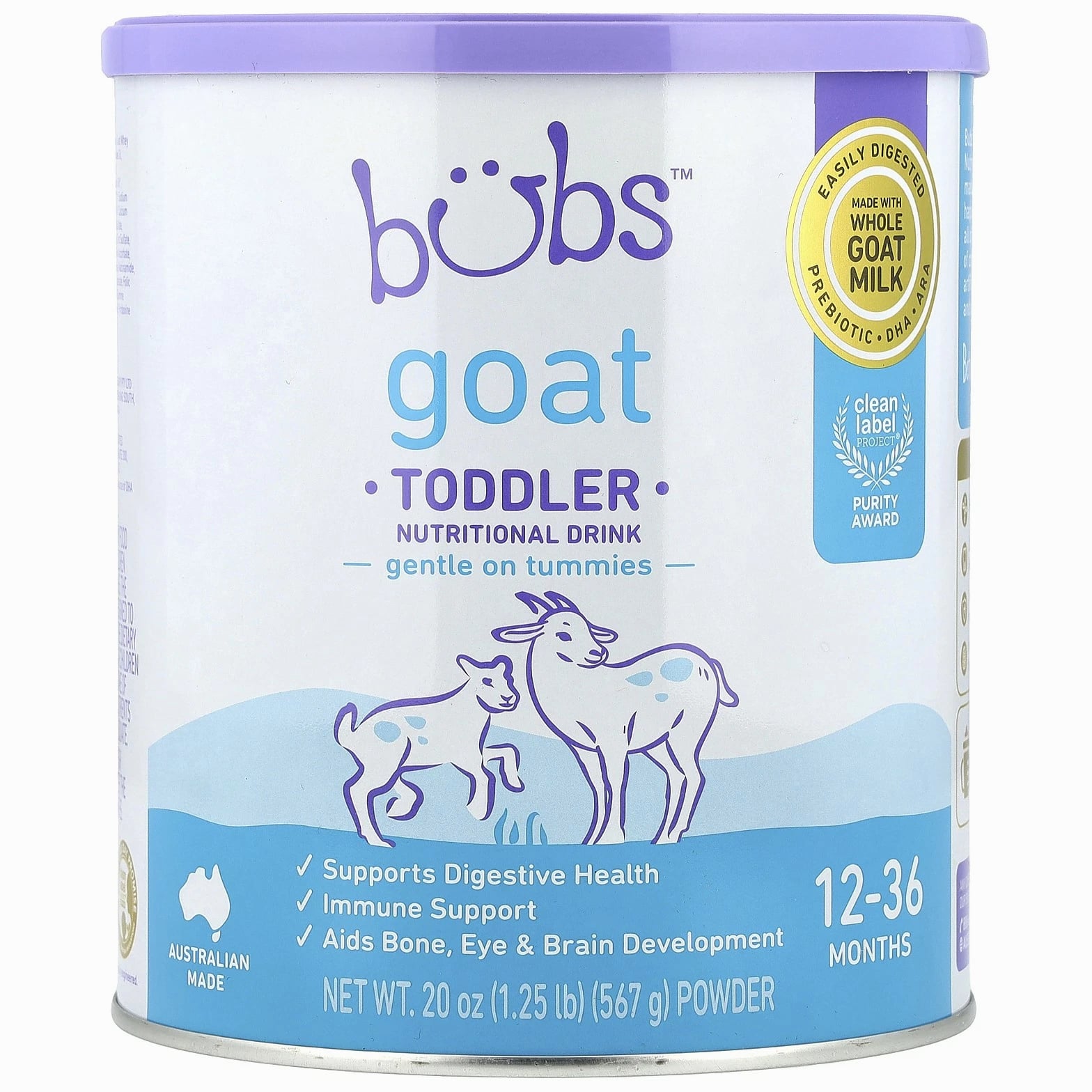 Goat, Toddler, Nutritional Drink Powder, 12-36 Months, 20 oz (567 g)