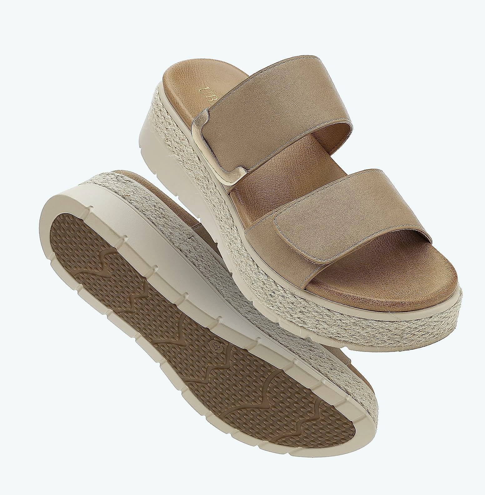 UBFEN Womens Platform Wedge Sandals with Orthopedic Support