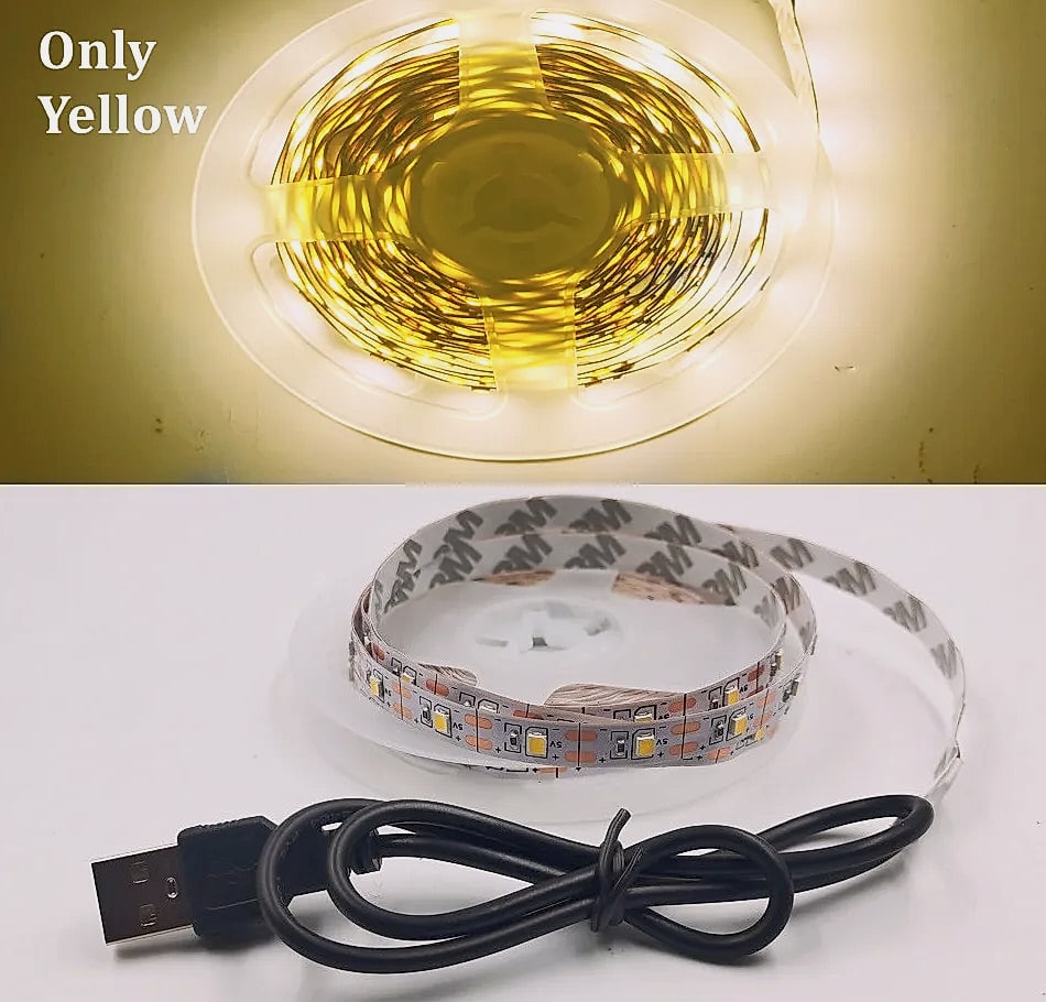 WIXOLighting 5M USB LED Strip Light 5V 3528 SMD