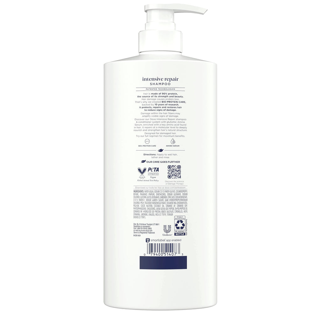 Dove Intensive Repair Shampoo for Damaged Hair 28 fl oz