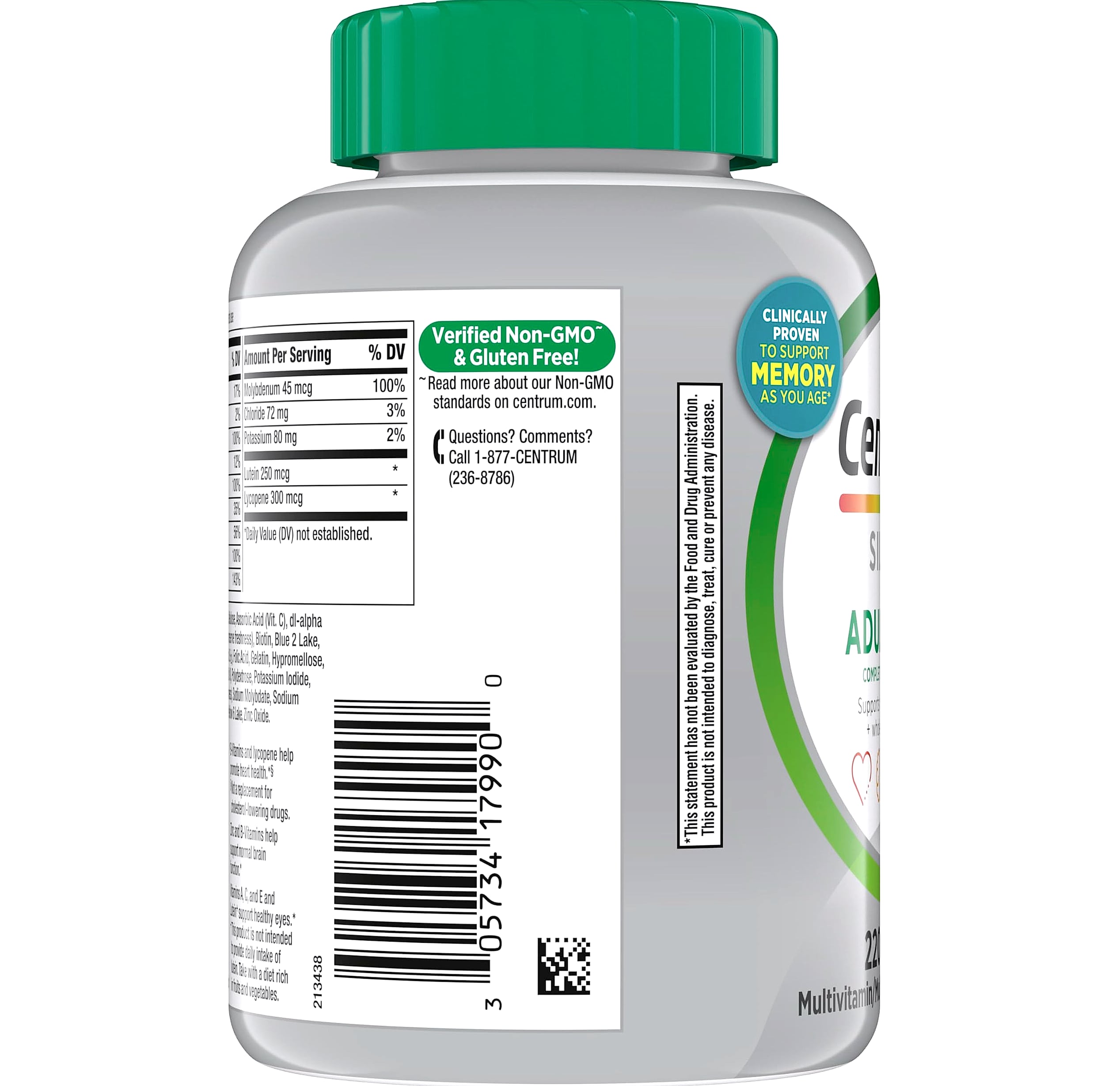 Centrum Silver Multivitamin for Adults 50 Plus, 220 Count