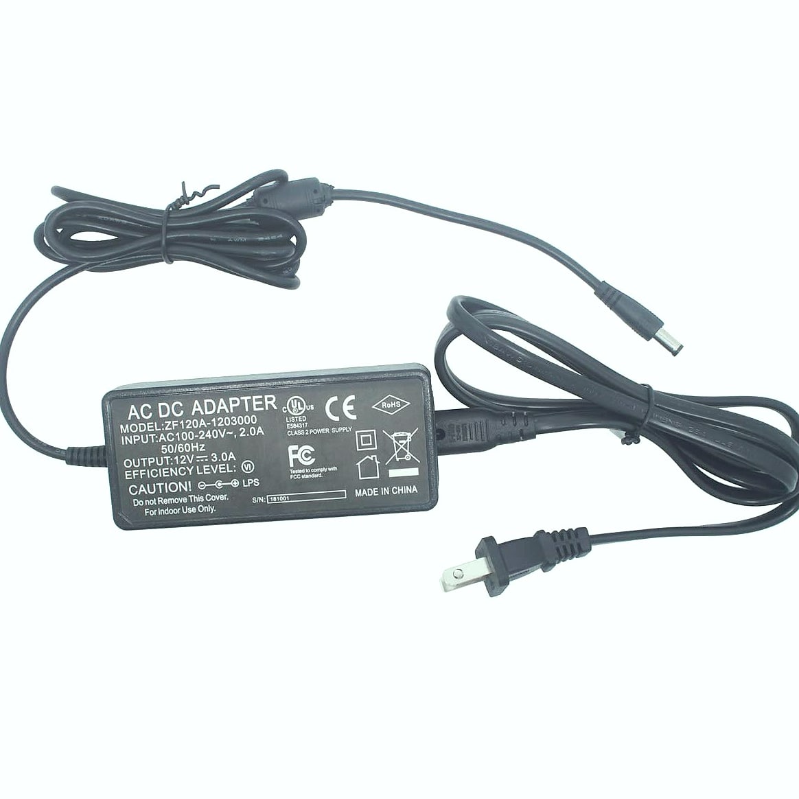 Litever 12V 3A LED Power Supply, 36W Transformer