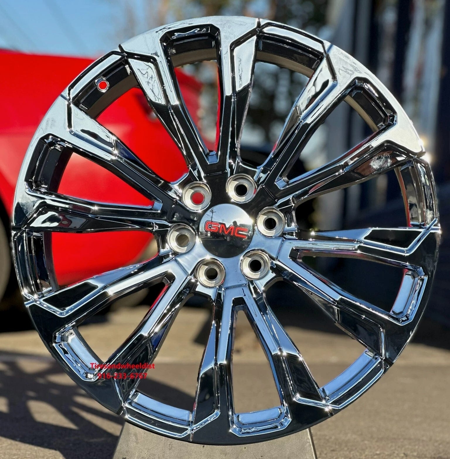 26'' inch Chrome Wheels Tires fit Yukon Silverado Tahoe FR203 Escalade Sierra XL