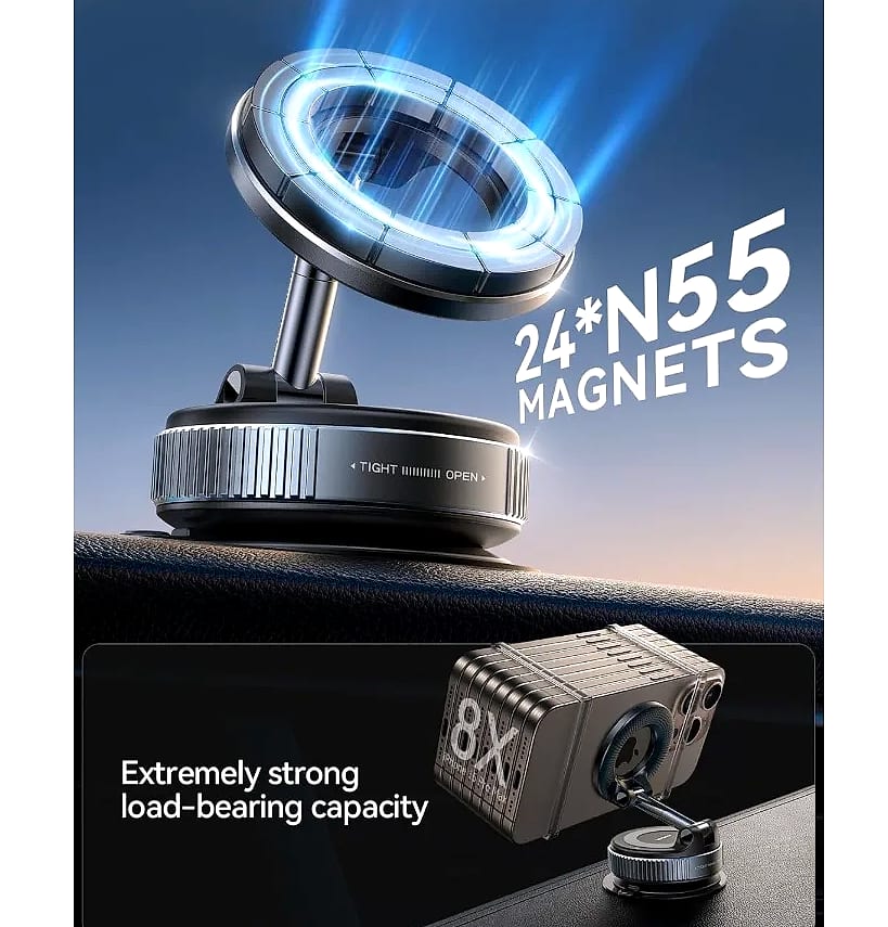 JOYROOM Magsafe Car Mount with 360 Adjustable Metal Arm