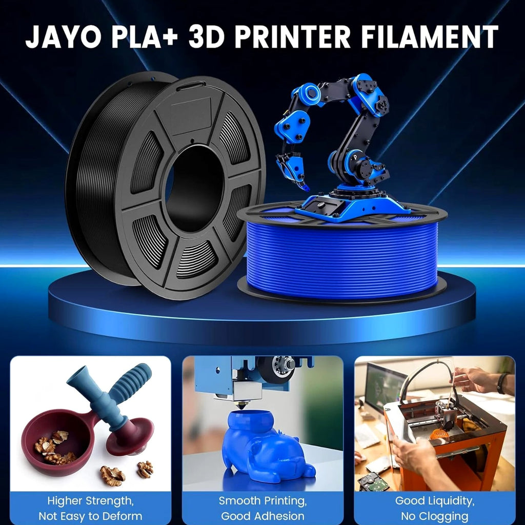 JAYO 10KG/20KG PLA Meta PETG PLA+ SILK ABS 3D Printer Filament 1.75mm 1.1KG LOT