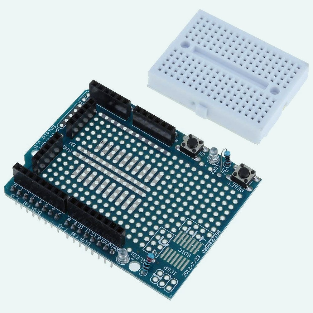 HiLetgo UNO R3 Proto Shield Expansion Board with Mini Breadboard Kit