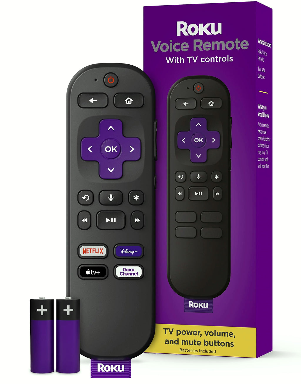 Roku TV Remote Control Official Replacement