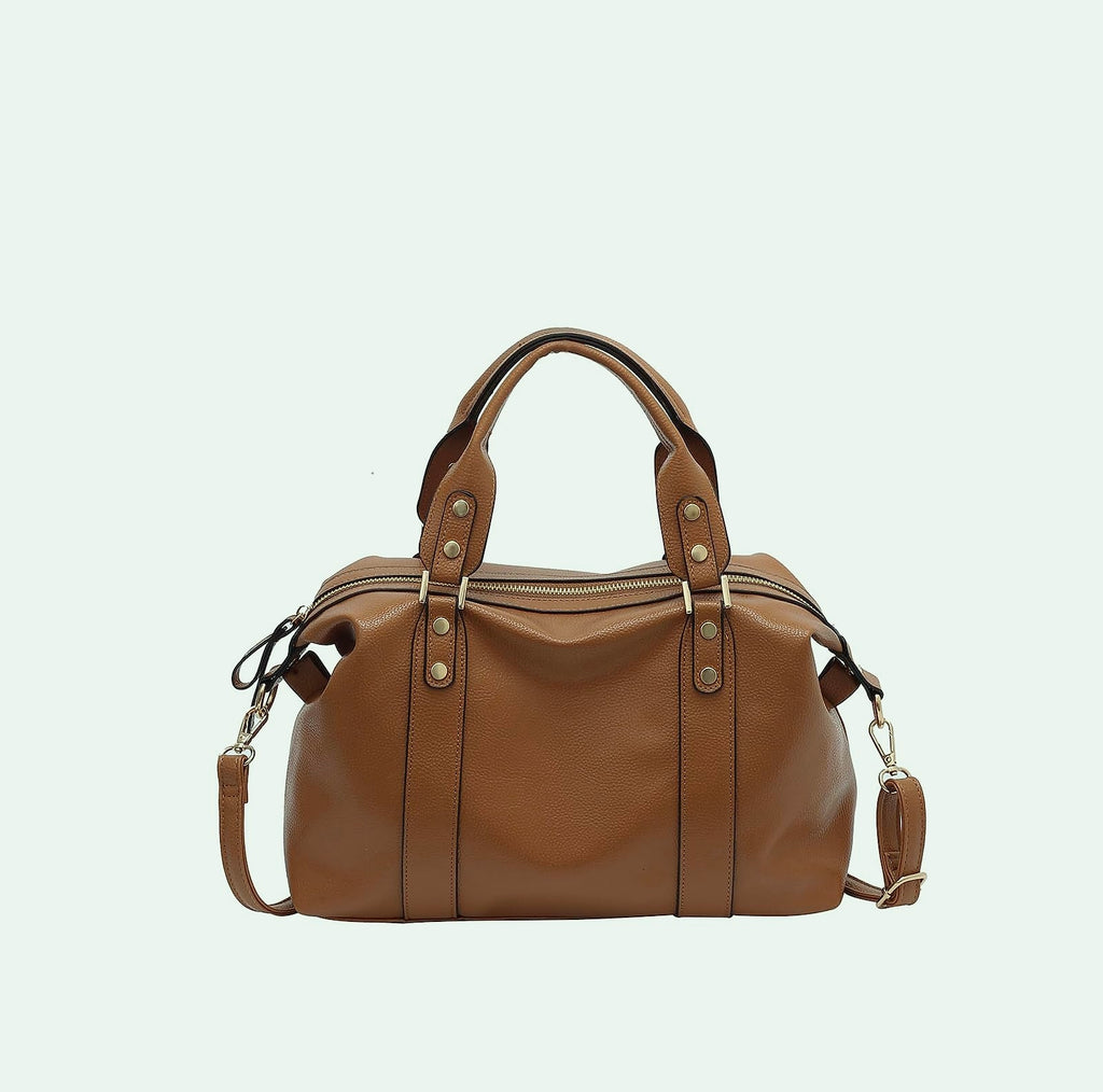 mcuvaec Vegan Leather Tote Bag for Women with Compartments