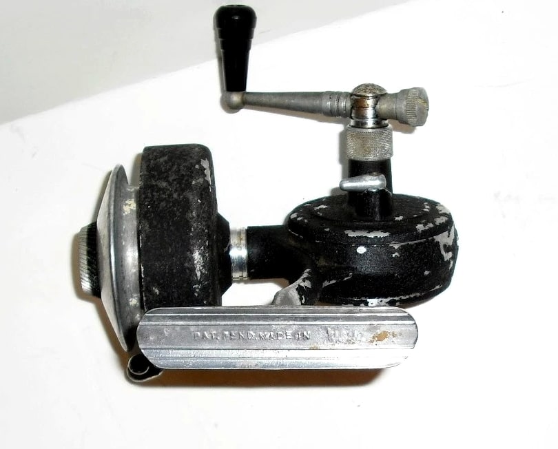 Rare Left Handed Vintage Heddon Spin Pal Manual Line Pick-Up Fishing Reel USA