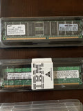 Lot of 40 Pieces Desktop And Server RAM Memory Modules Mixed - 3 Pounds
