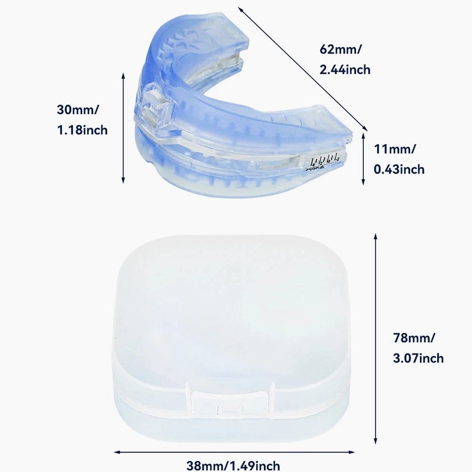 Adjustable Anti Snoring Bruxism Mouth Guard AntiSnoring Mouthpiece Improve Sleep
