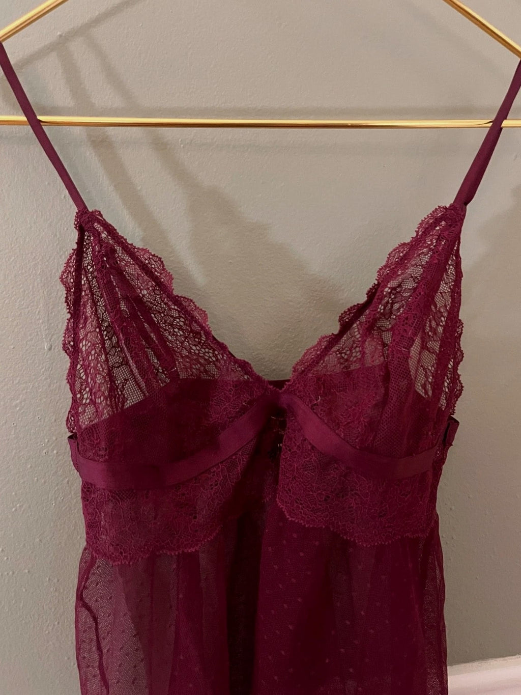 Victoria's Secret Lingerie - Large VS Cami Date Night Babydoll Tank Sexy