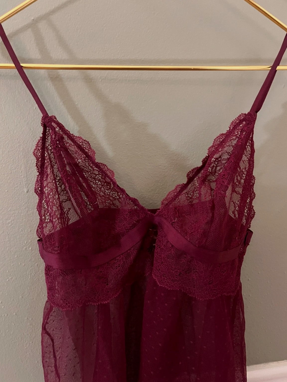 Victoria's Secret Lingerie - Large VS Cami Date Night Babydoll Tank Sexy
